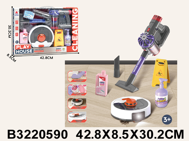 Set za čišćenje sa štapnim i robot usisivačem
