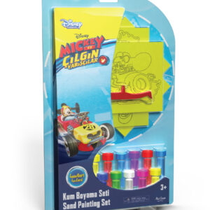 Kreativni set pesak Micky and crazy racers