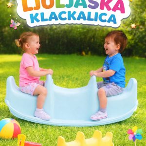 Klackalica trio zuta,plava,zelena